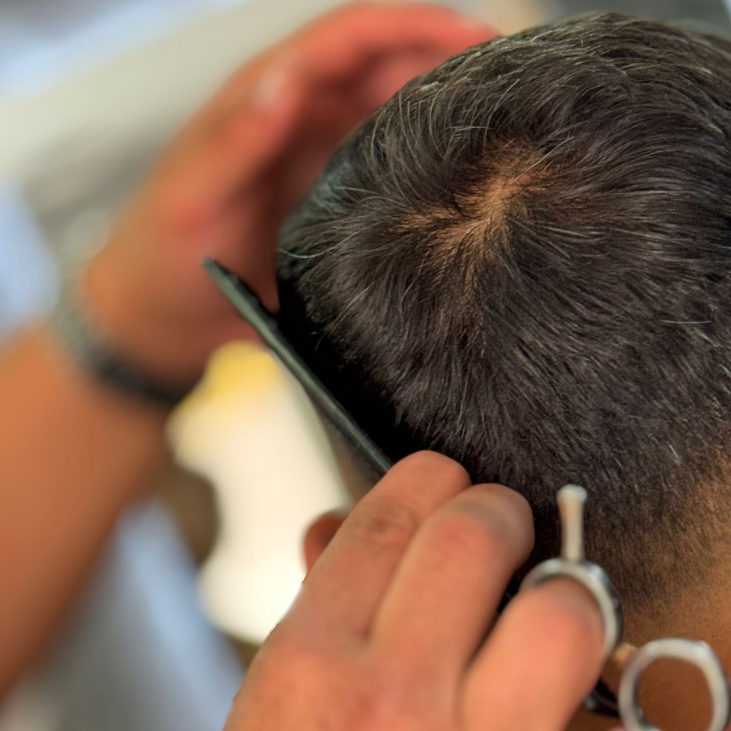 Interior de la barbería My Style